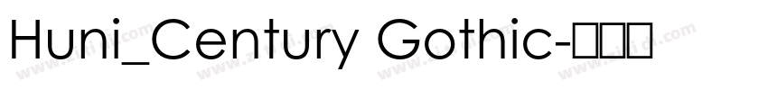 Huni_Century Gothic字体转换 Huni_Century Gothic字体转换